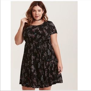 Torrid floral print dress
